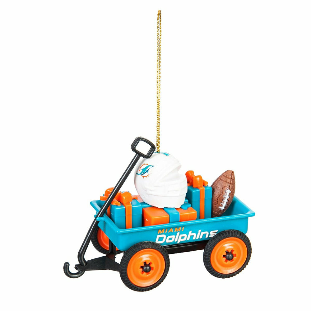 Miami Dolphins Team Wagon Ornament | MyEvergreen