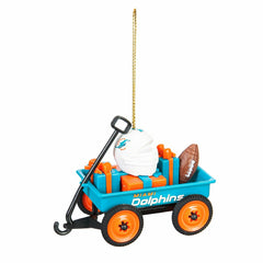 Miami Dolphins Team Wagon Ornament | MyEvergreen