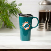 Miami Dolphins, 17oz Boxed Travel Latte