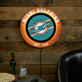 Miami Dolphins, Metal Lite, Round