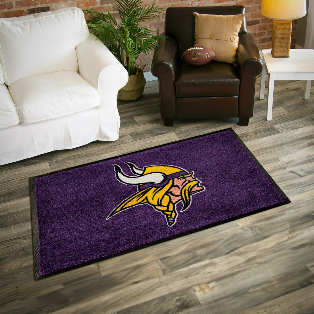 3'x5' Large USA Indoor Outdoor Entryway Mat, Minnesota Vikings