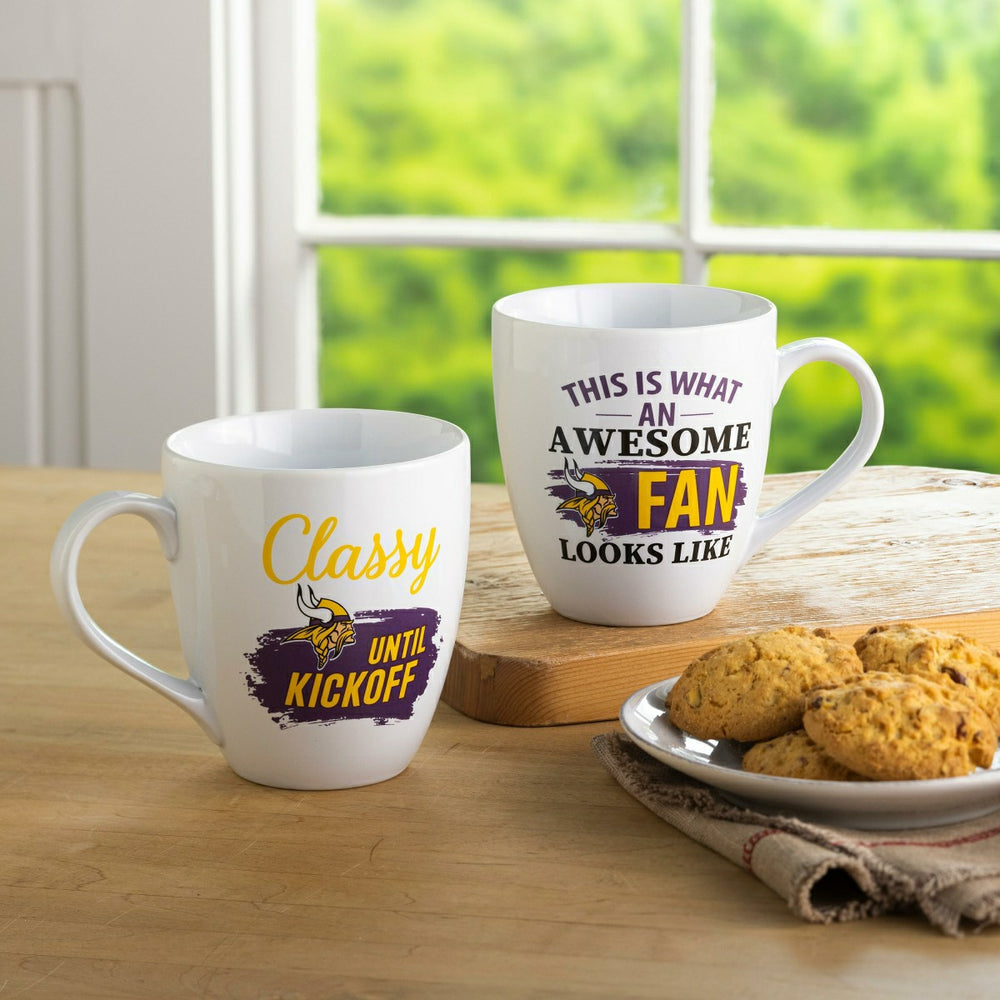 Minnesota Vikings, Ceramic Cup O'Java 17oz Gift Set