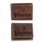 Minnesota Vikings, Bi-Fold and Tri-Fold Wallet Gift Set, Brown