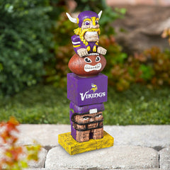 Minnesota Vikings Tiki Team Totem Garden Statue