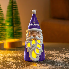 Minnesota Vikings Santa LED Statuary, 8"