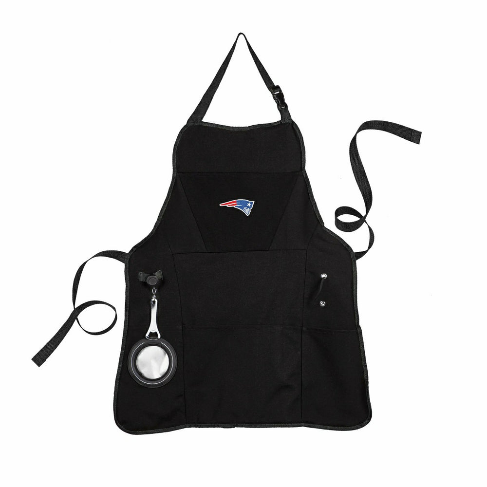Grill Apron, Black, New England Patriots