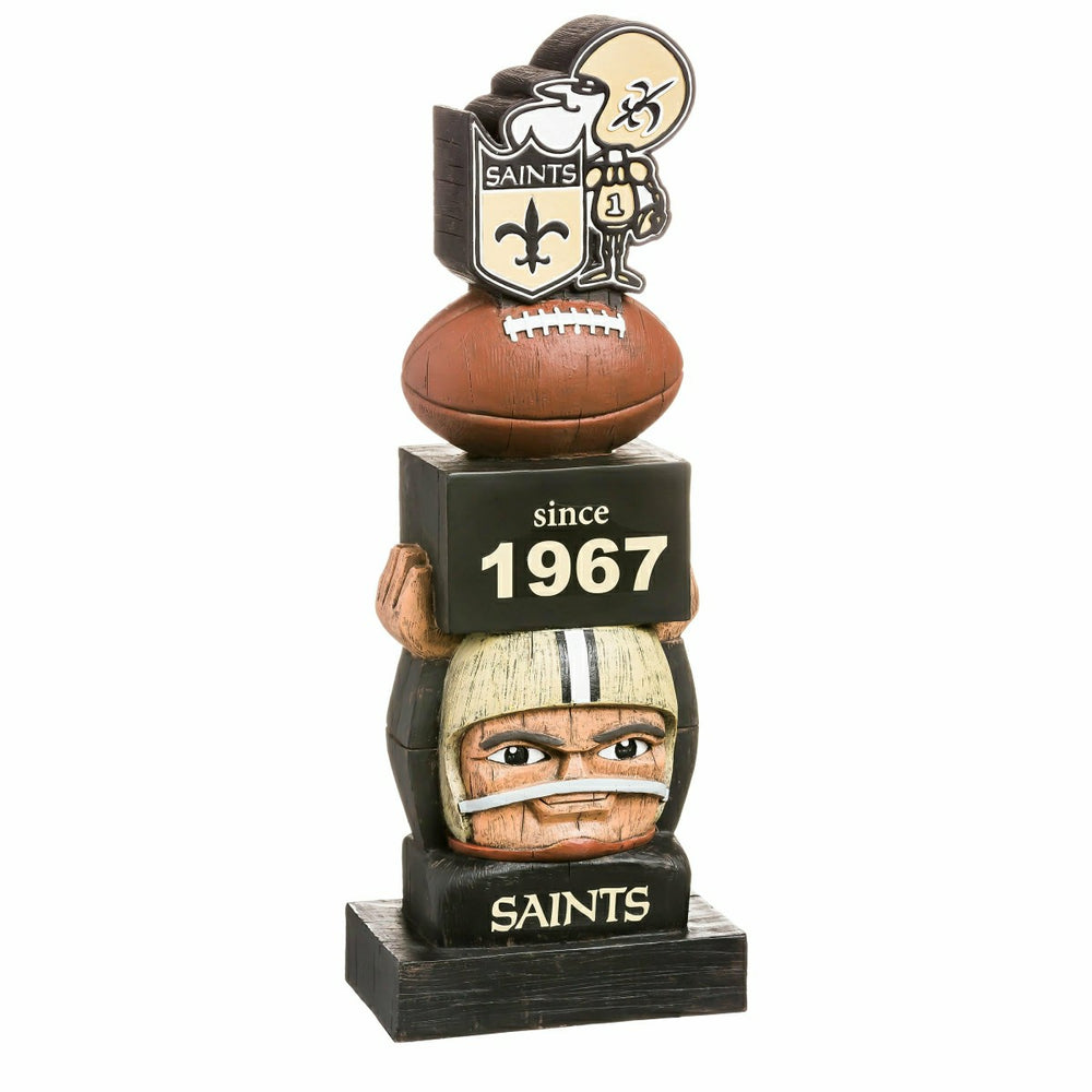 Vintage Football Garden Statue, New Orleans Saints