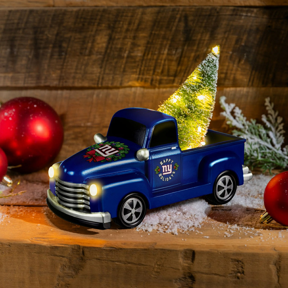 New York Giants Holiday Rally Truck Statue