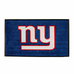 3'x5' Large USA Indoor Outdoor Outdoor Entryway Mat, New York Giants