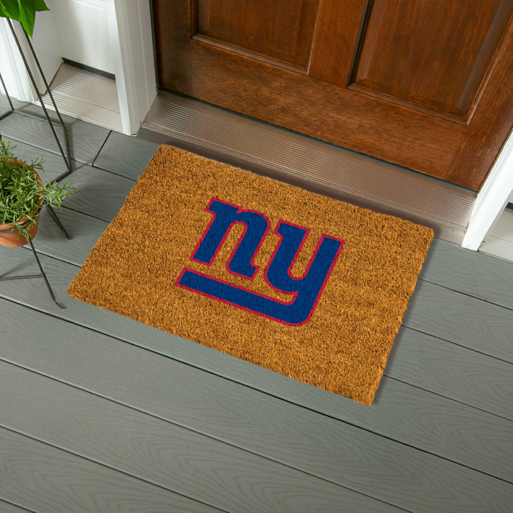 Coir Mat, 16"x28", New York Giants