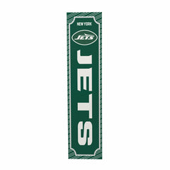 New York Jets Winter Seasonal Double Sided Large Leaner, 46"