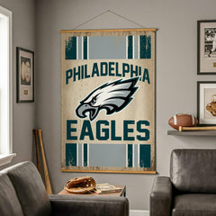 Philadelphia Eagles, Canvas Wall Tapestry, Large, 54x36