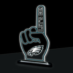 Philadelphia Eagles NFL Football Foam Finger Desklite LED Decor