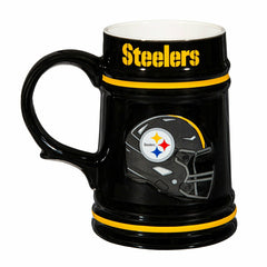 Pittsburgh Steelers Ceramic Stein Cup, 24oz