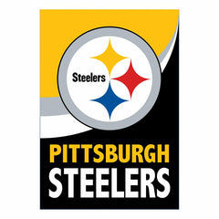 Pittsburgh Steelers Burlap Flag GDN Size