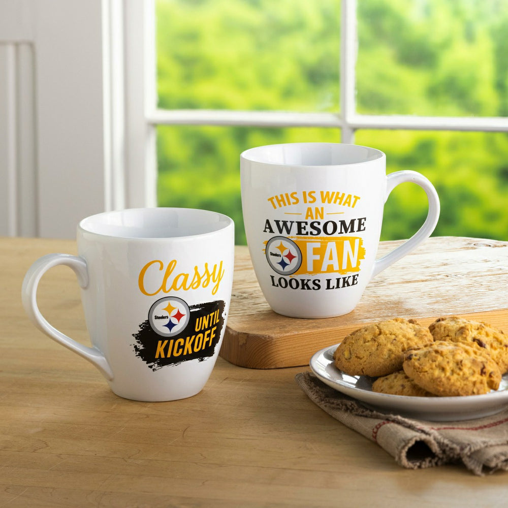 Pittsburgh Steelers, Ceramic Cup O'Java 17oz Gift Set