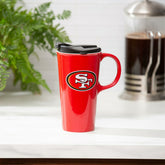 San Francisco 49ers, 17oz Boxed Travel Latte