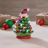 8" LED Ceramic Christmas Tree, San Francisco 49ers