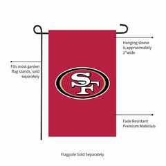 Applique Flag, Gar., San Francisco 49ers