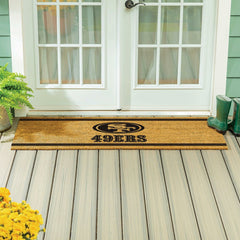 San Francisco 49ers Extra Large One Color Coir Mat, 60"x24"