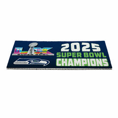 Seattle Seahawks, Super Bowl 60, Champions, Turf Mat, Color, 28"x 16"