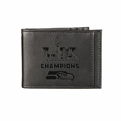 Seattle Seahawks, Super Bowl 60, Front Pocket Wallet, Black