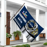 Seattle Seahawks, Super Bowl 60, Ring, Single Sided Flag w/ 2 Grommets