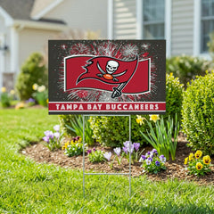 Tampa Bay Buccaneers Yard Sign, Patriotic