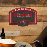 Tampa Bay Buccaneers USA Embossed Steel Wall Sign, 11" x 17"