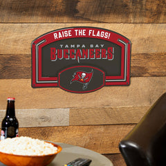 Tampa Bay Buccaneers USA Embossed Steel Wall Sign, 11" x 17"