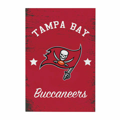 Tampa Bay Buccaneers Wood Wall Sign, 16x24