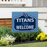 Tennessee Titans Coroplast Yard Sign, "Fans Welcome"