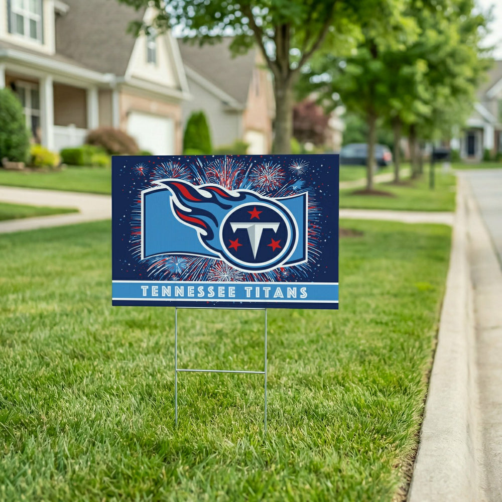 Tennessee Titans Yard Sign, Patriotic