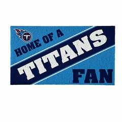 Tennessee Titans, PVC Mat COLOR, Home of a Fan