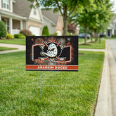 Anaheim Ducks Yard Sign, Patriotic