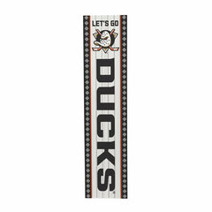 Anaheim Ducks Christmas Double Sided Large Leaner, 47"