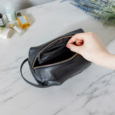 Anaheim Ducks, Embossed Toiletry Bag, Black