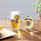 Stemless 17OZ Glass & Tankard 16OZ Gift Set, Boston Bruins