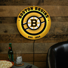 Boston Bruins, Metal Lite, Round
