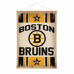 Boston Bruins, Canvas Wall Tapestry, Large, 54x36