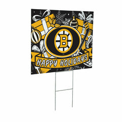 Boston Bruins Yard Sign, Holiday