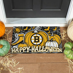 Boston Bruins Halloween PVC Mat, 28"x16"