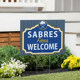 Buffalo Sabres Coroplast Yard Sign, "Fans Welcome"