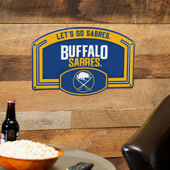 Buffalo Sabres USA Embossed Steel Wall Sign, 11" x 17"