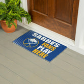 Buffalo Sabres Fan Mat, 28"x16"