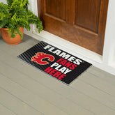 Calgary Flames Fan Mat, 28"x16"