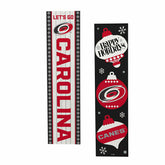 Carolina Hurricanes 47" Double Sided Leaner, Christmas