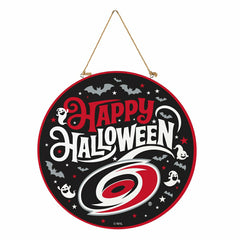 Carolina Hurricanes Halloween Round Door Décor with Hanging Rope, 18x1