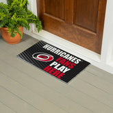 Carolina Hurricanes Fan Mat, 28"x16"