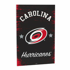 Carolina Hurricanes Wood Wall Sign, 16x24